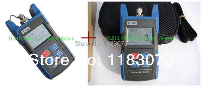 

FTTH Set Optical Power Meter TL510C -50- + 26dBm & Optical Light Source TL512 FTTH Optical Multimeter Fiber Equipment Tools