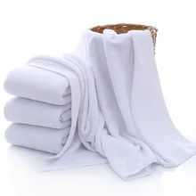 Большое белое Хлопковое полотенце банное полотенце для отеля для спа-салон красоты массаж ног махровое для взрослых