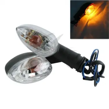 

Motorcycle Front or Rear Chear Amber Turn Indicator Signal For YAMAHA YZF R1 R6 FZ1 FZ6 XJ6 clear/orange Motorcycle Accessories