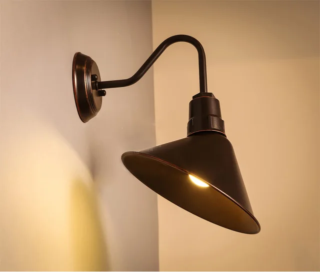 Vintage Nordic Wall Sconce Contracted Wrought Iron Vintage Nordic Wall Sconce Contracted Wrought Iron Light Art Studio Concept Led