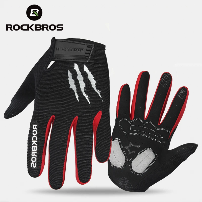 ROCKBROS قفازات ركوب الدراجات الإسفنج سادة إصبع طويل قفازات للدراجات النارية ل دراجة دراجة هوائية جبلية قفاز اللمس شاشة MTB قفازات ROCKBROS قفازات ركوب الدراجات الإسفنج سادة إصبع طويل قفازات للدراجات النارية ل دراجة دراجة هوائية جبلية قفاز اللمس شاشة MTB قفازات