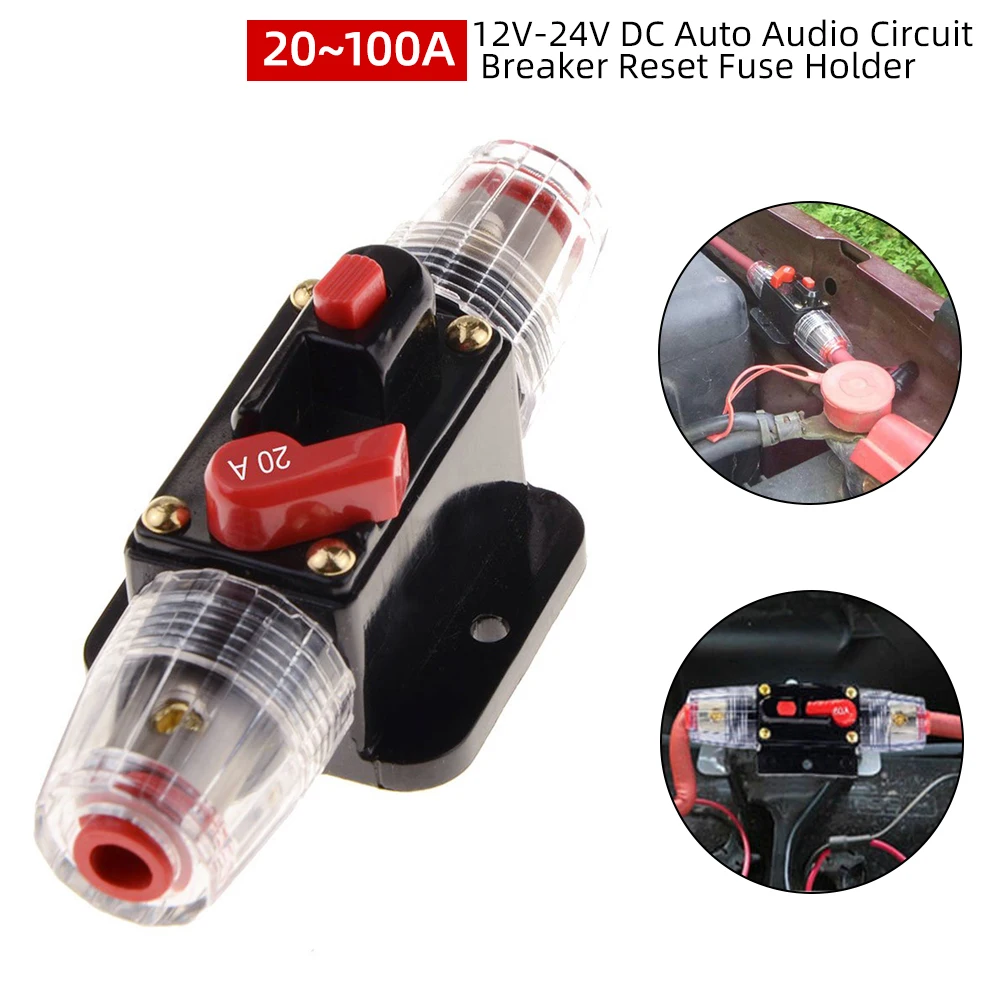 12V 24V DC Breaker 20A 30A 40A 50A 60A 80A 100A Home solar Waterproof Mini Reset Inverter | Обустройство дома