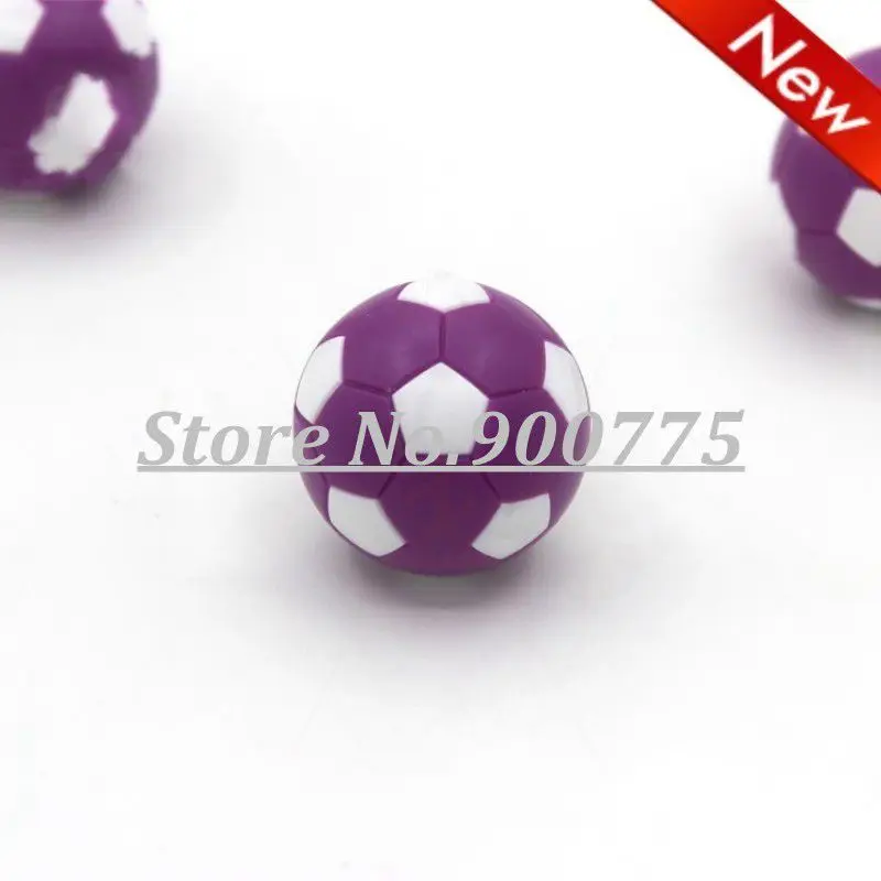 Настольный футбол мяч 8 шт 24 г/шт. настольный футбол Fussball игра в помещении фиолетовый+ белый