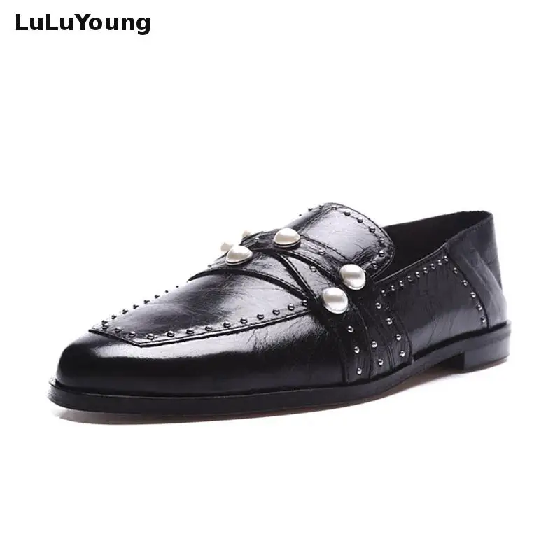 

Women's Shoes British Style Soft Flat Loafers Woman
