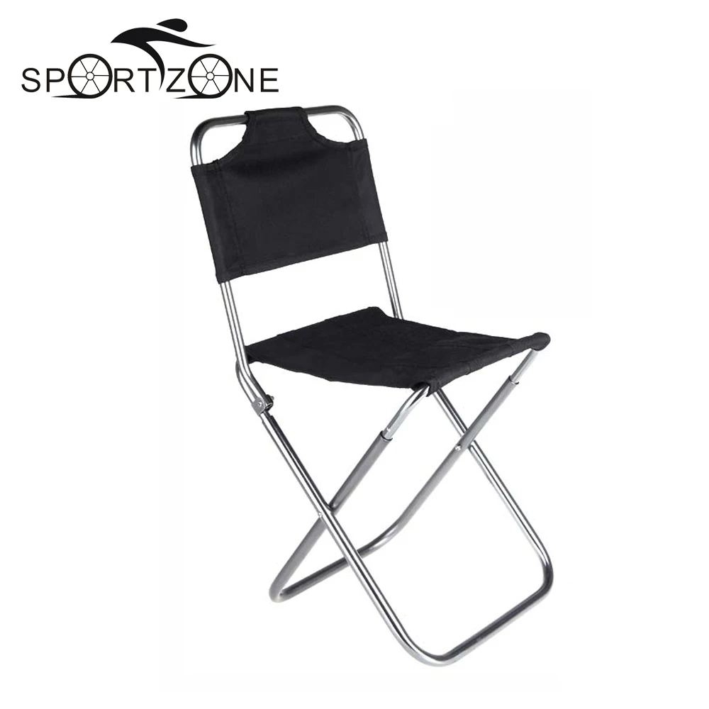 Ultra Light Foldable Fishing Chair For Kids Black Aluminum Oxford Cloth Fishing Seat Outdoor