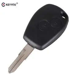 KEYYOU 10X2 пуговицы дистанционного брелока в виде ракушки чехол для Renault Megane Modus Clio Kangoo Logan Sandero Duster