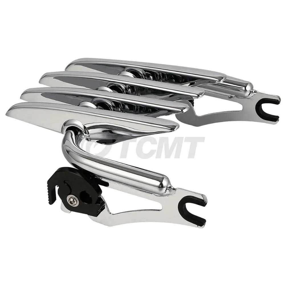 

Chrome Black Detachable Stealth Luggage Rack For Harley Touring Road King Electra Glide FLHR FLHT FLHX Custom 09-19
