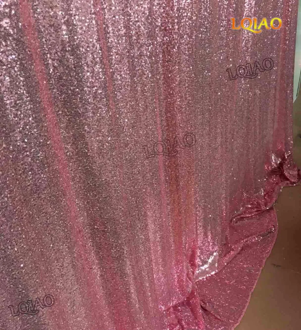 Pink Gold Sequin Backdrop
