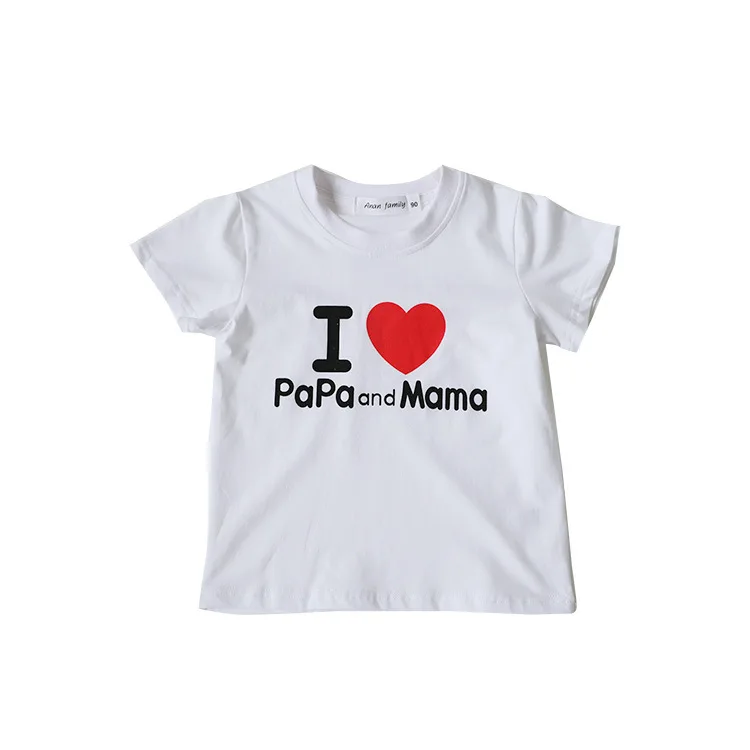 Mathing/семейная футболка с надписью Love Match Футболки для мамы папы и ребенка одежда