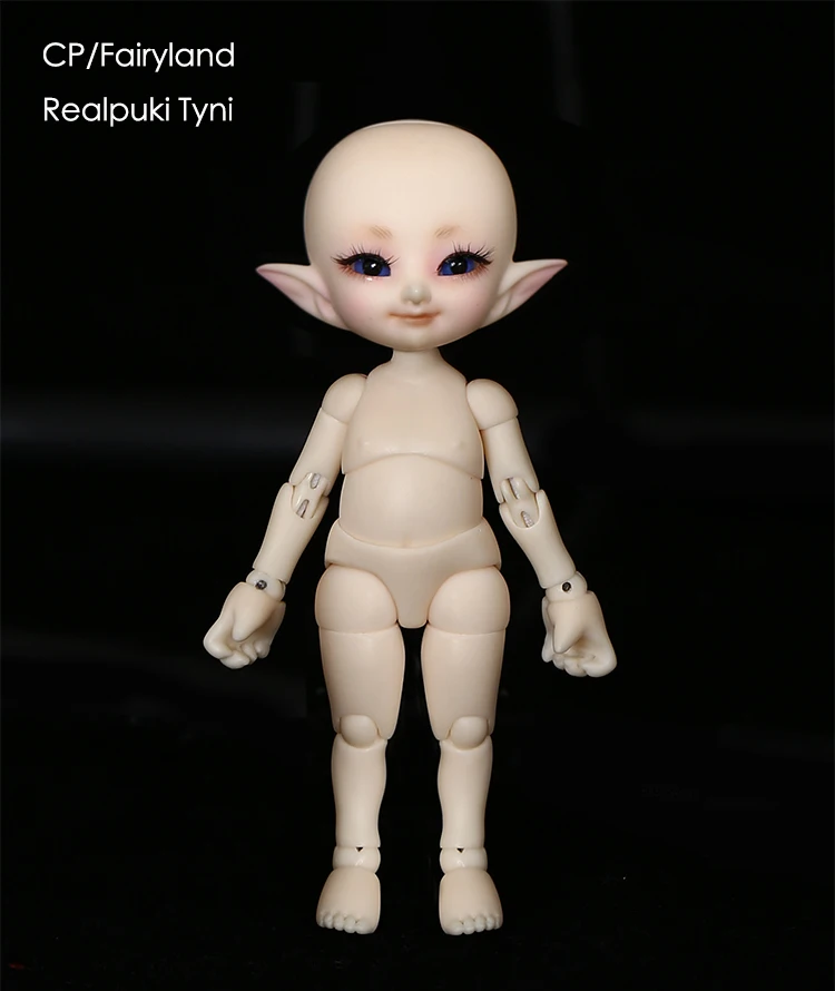 Новые поступления Realpuki Tyni Fairyland BJD кукла 1/13 розовая улыбка эльфы игрушки подарок шаровой шарнир глаз и