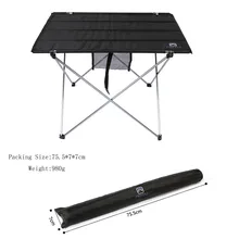11 11 Outdoor Folding Aluminum Alloy Aablecloth Large Table