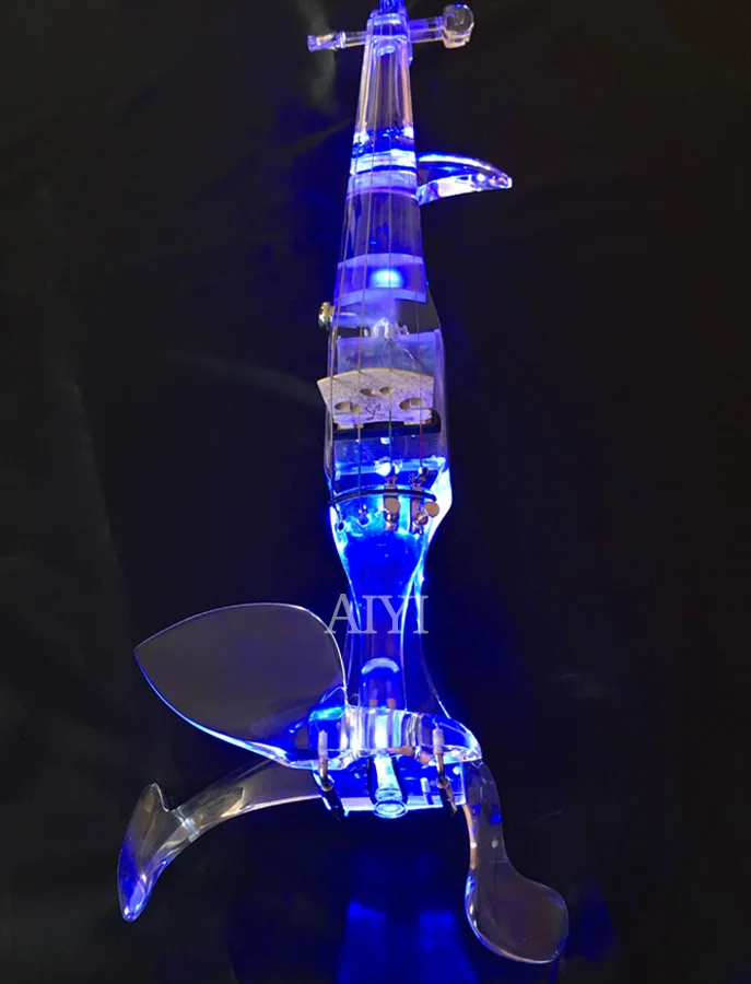 Fashionable Lightweight Electronic Crystal Violin, Electronic violin