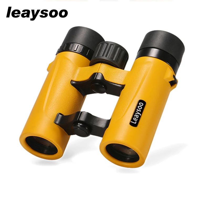 LEAYSOO 8X25 Zoom мини бинокль ночного видения mc-зеленая пленка складной кемпинг охотничий телескоп оптика Бинокль