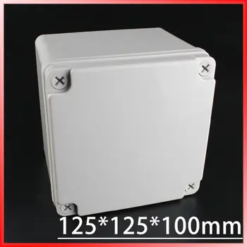 

125*125*100mm IP67 Waterproof Plastic Electronic Project Box w/ Fix Hanger Plastic Waterproof Enclosure Box Housing Meter Box