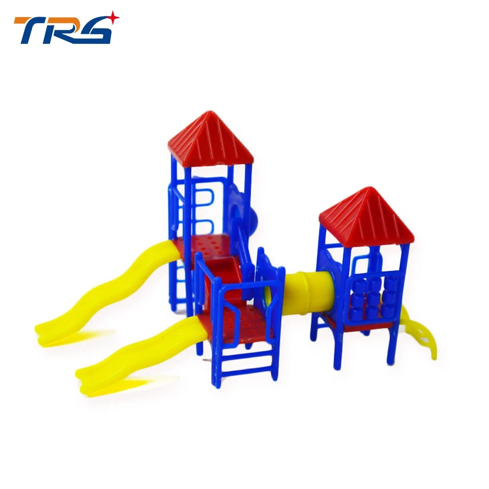 

Teraysun 3pcs Model Slide Miniature Playground Slide 1:150 Scale Model Children Slides for Playground Scenery Layout