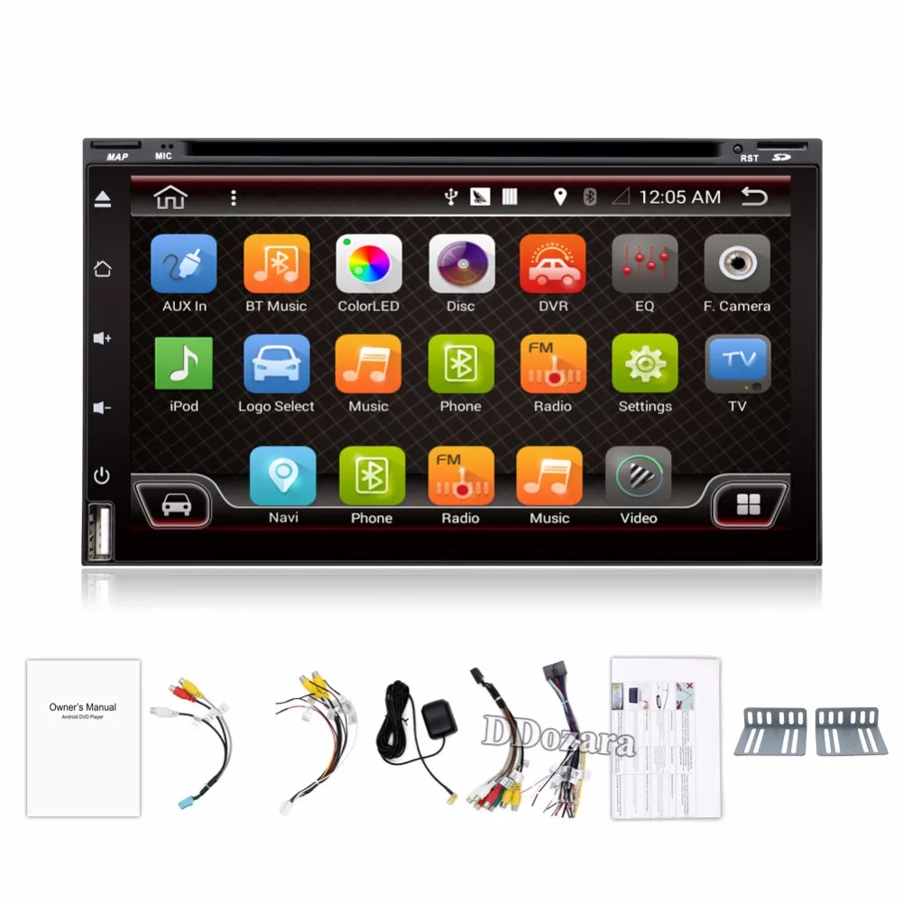 Quad Core font b Car b font Electronic autoradio 2din android 6 0 font b car
