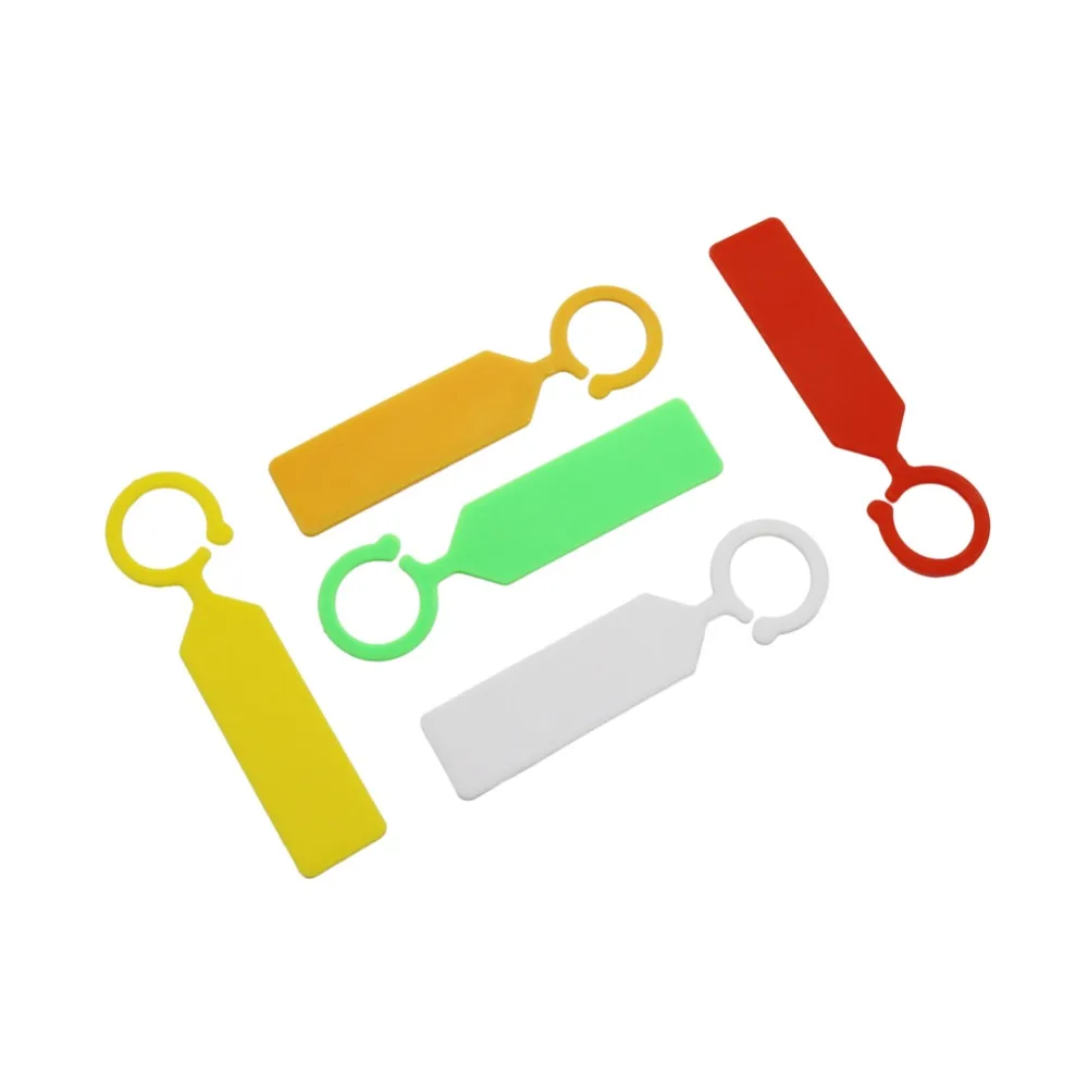 

Garden Plants Round Hook Labels 5 Colors Plastic Flower Nursery Seeding Identification Signs Reusable Gardening Decoration 10Pcs