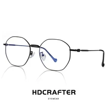 Женские очки оправа мужские анти-голубые легкие очки оправа винтажные круглые прозрачные линзы очки Оптическая оправа для очков