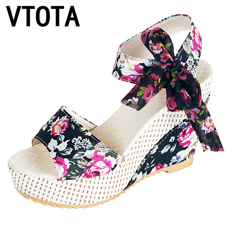 Aliexpress.com : Buy VTOTA Sandals Women 2017 Summer Shoes Woman Wedges Bowknot Platform Sandals 