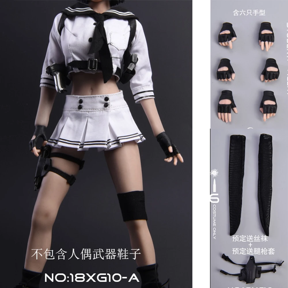 

PHICEN TBleague Gloves Hand White Grip Gun Hand Model Sutan Pale Skin 1/6 Action Figure Doll Accessories