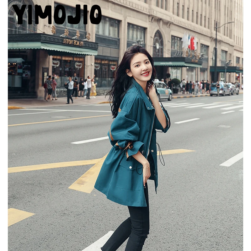 Trench coat Long Trench Spring coat women Casual Slim Trench coat for women Elegant Outside X-long Skirt coat Streetwear Youngth