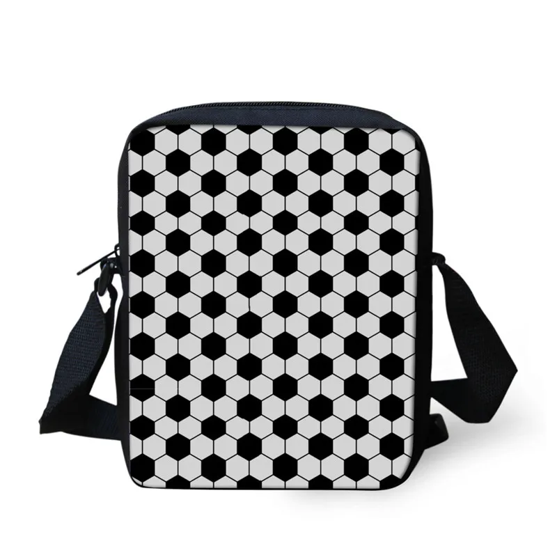 FORUDESIGNS/модные мужские сумки через плечо с принтом «Футбол», мини-сумка-мессенджер для детей, студентов, футбольные мячи, сумка-портфель для детей с клапаном - Цвет: L2529E