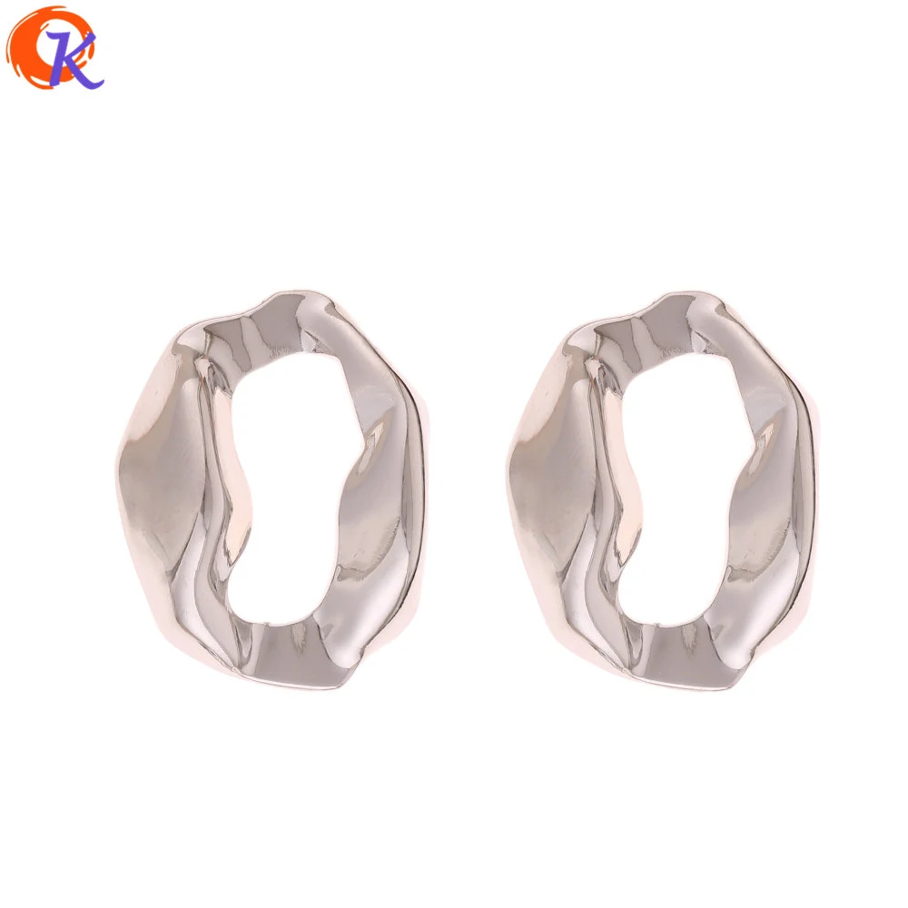 

Cordial Design 50Pcs 31*38MM Jewelry Accessories/Earrings Connectors/Irregular Shape/DIY Making/Hand Made/Earring Findings
