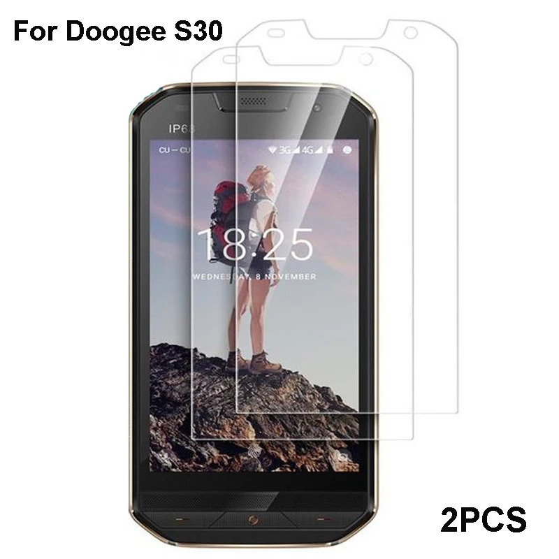 

2PCS Doogee S30 Tempered Glass Transparent Protective Film Screen Protector For Doogee S 30 Glass Mobile Phone Film