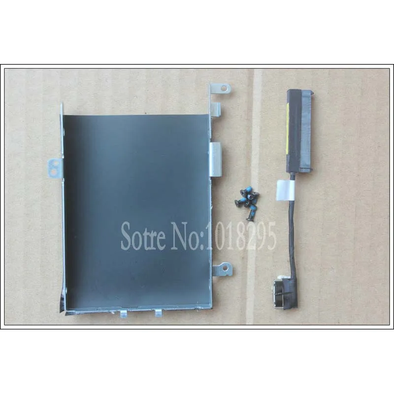 

New For Dell Latitude E5570 HDD Cable Connector 4G9GN & HDD Caddy Bracket 0VX90N Send screws