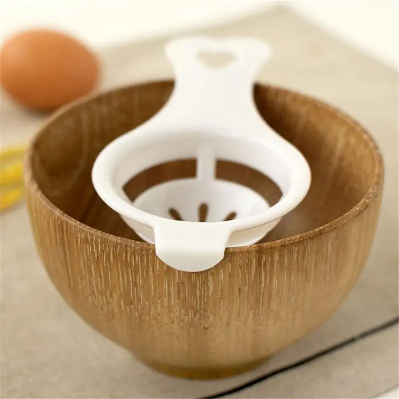 Fashion Household Plastic White Egg Yolk Seperator Separator Kitchen Cooking Gadget Sieve Tools White Egg Separator