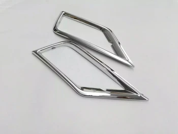 

MONTFORD For Volkswagen VW Tiguan MK2 2016-2018 Exterior ABS Chrome Front Foglight Cover Head Light Lamp Frame Car Accessories