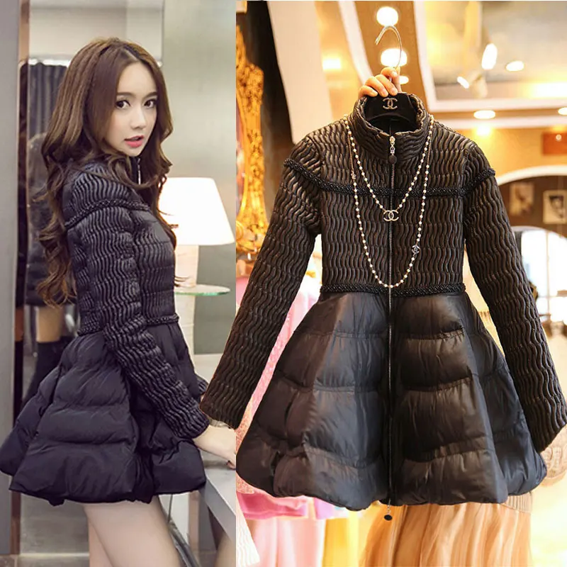 

Winter pregnant women parkas slim wadded jacket stand collar down cotton-padded jacket outerwear winter down jacket plus size