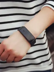 Новинка 2017 года светодиодный электронные часы Для мужчин Для женщин сенсорный экран часы моды творческие Lmitation lntelligent цифровой силиконовые