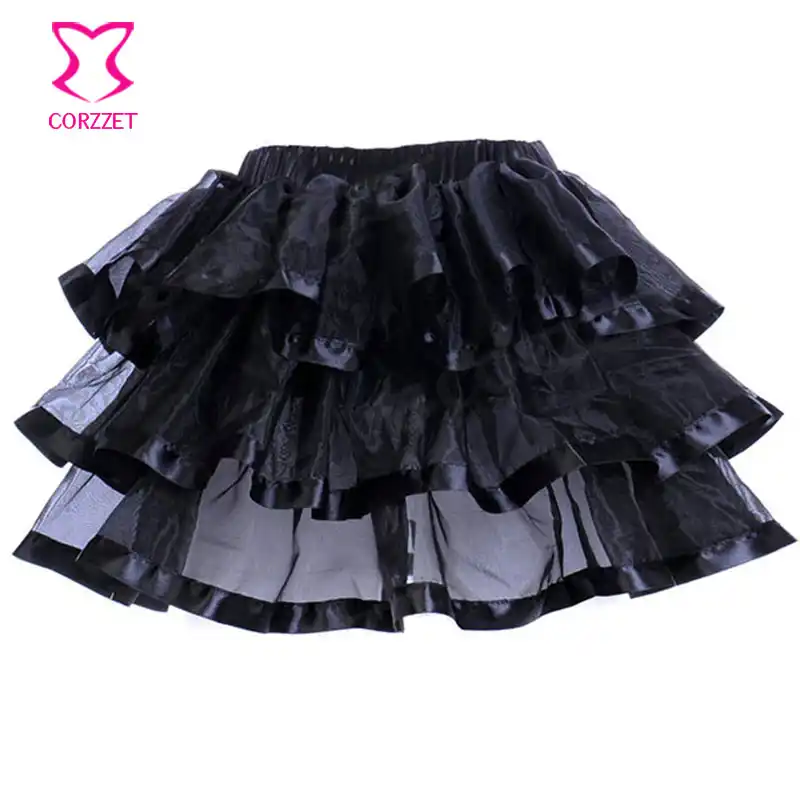 black short tutu skirt
