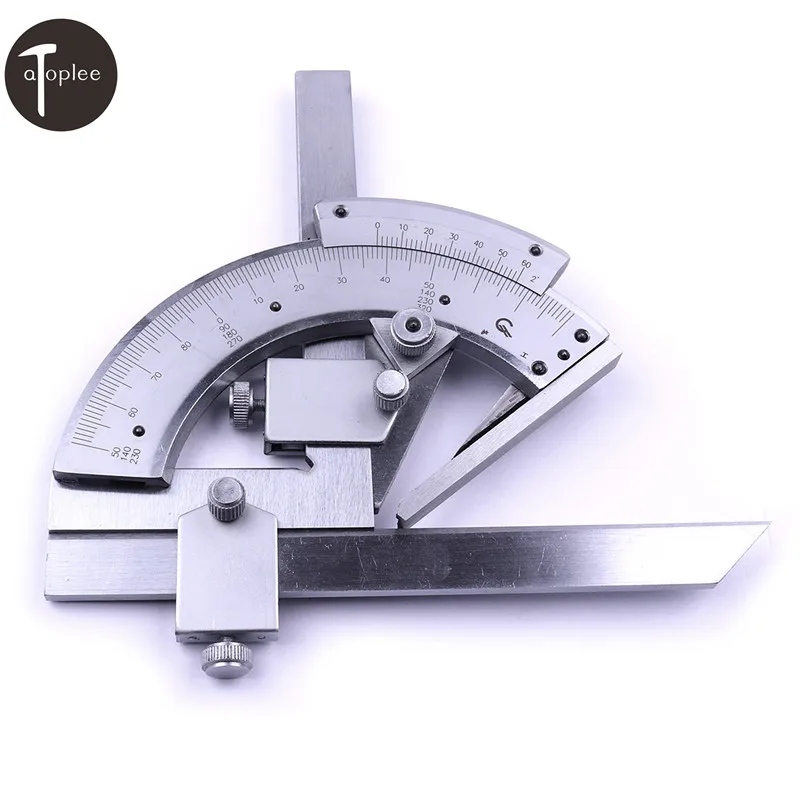 Atoplee 320 Degree Universal Bevel Protractor Without Package Angular Dial Length 150mm Caliper Measureing Tools