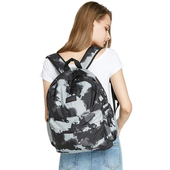 

2019 New Fashion Print Women Men Lightweight Nylon Shoulder Daypack Backpack for Boys Girls Casual Travel Daypack College bag