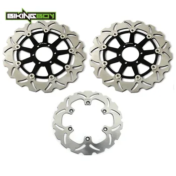 

BIKINGBOY For Yamaha FZ 750 Genesis 89 90 91 92 FZ750 Front Rear Brake Discs Rotors Disks Motorcycle 320mm 267mm Replacement