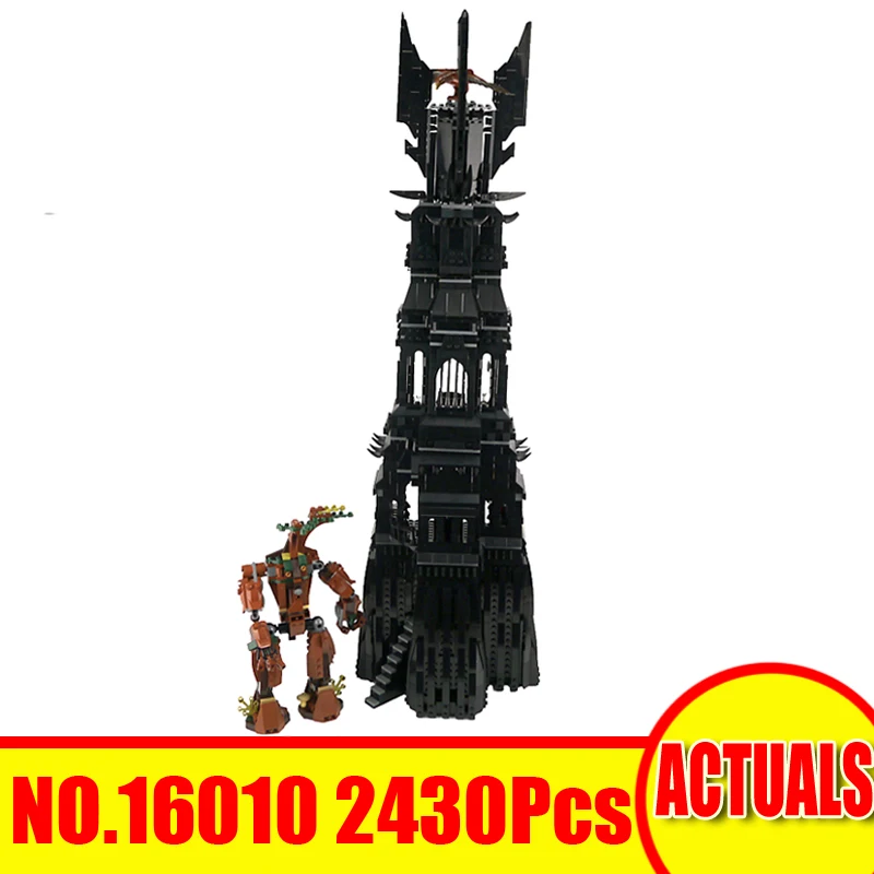 

Lepin 16010 2430Pcs Lord of the Rings Model Building Kits Blocks Bricks Tower of Orthanc Toys For Children Compatible With 10237