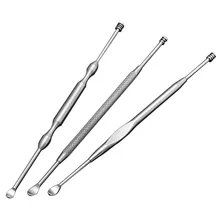 купить! 1 шт. Из Нержавеющей Стали Уха Pick Wax Remover Очиститель Уход Уход Инструмент Ухо Ложка Ушная