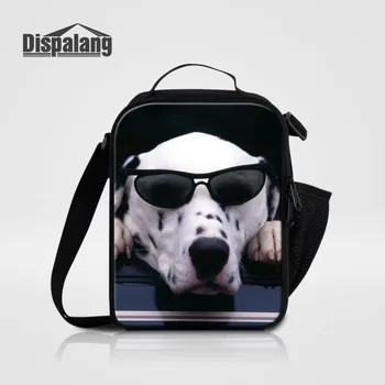 

Lancheira Thermo Cooler Lunch Bag Insulated Storage Case Food Thermal Bag Pet Dog Prints Lunch Box Picnic Package Tote Handbags