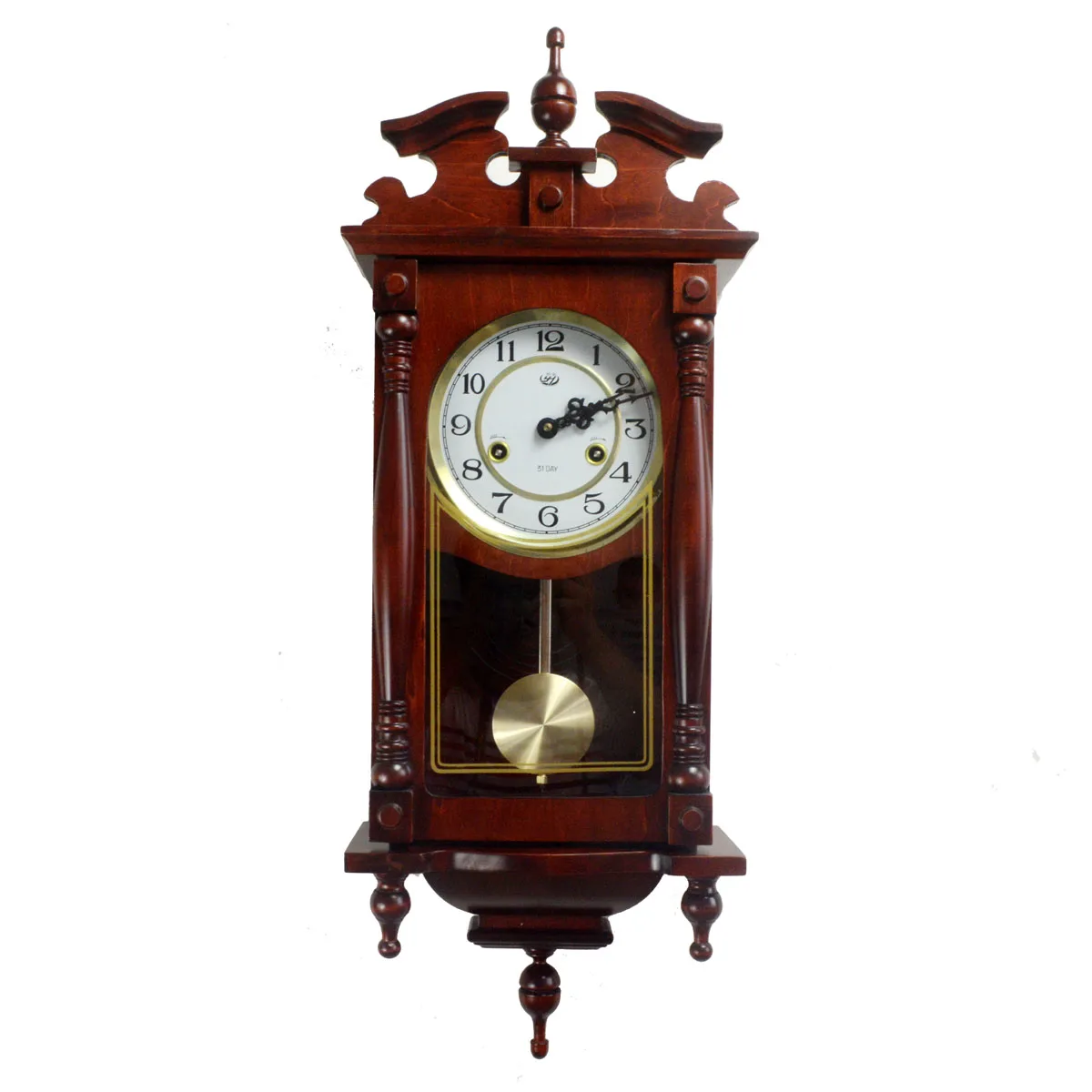 Punctuality timekeeping mechanical clock pendulum swinging copper