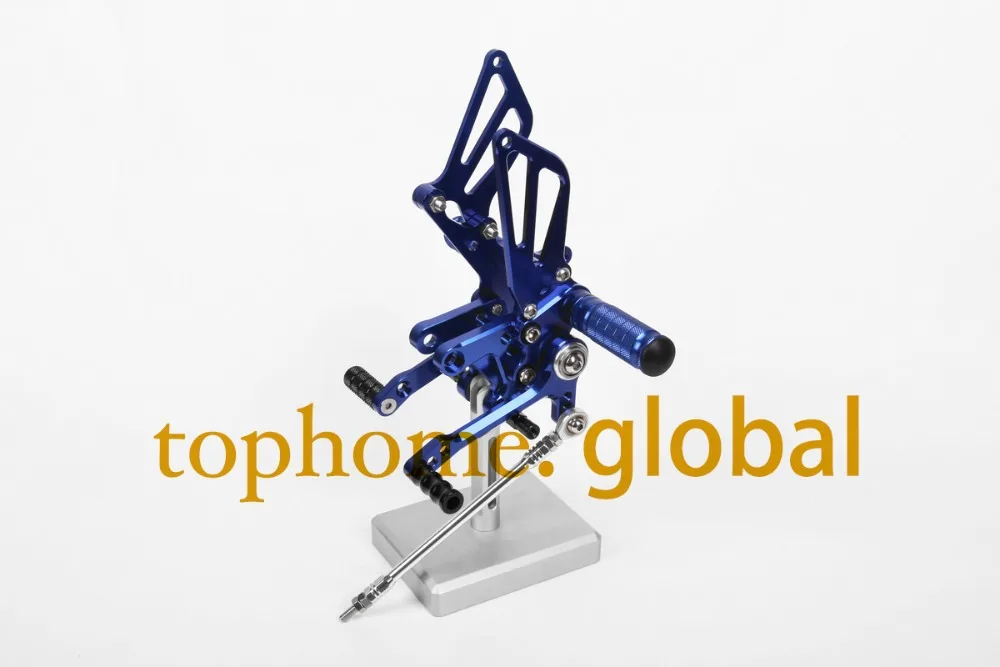 

For Suzuki GSXR600 1997 - 2005/ GSXR750 1996 - 2005 CNC Rearsets Foot Pegs Rear Set Blue 1998 1999 2000 2001 2002 2003 2004