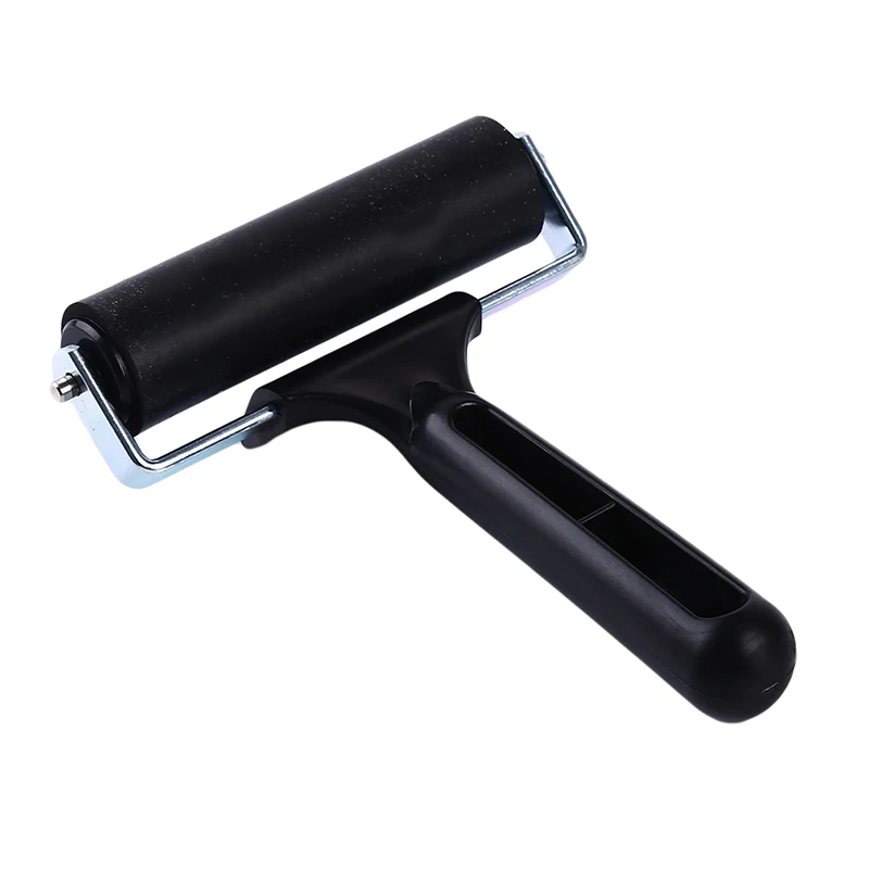 

Ink Lino Artists Paint Roller Rubber Roller for Printmaking Wallpapers Stamping Gluing Rubber Roller Printing Art Craft Tool