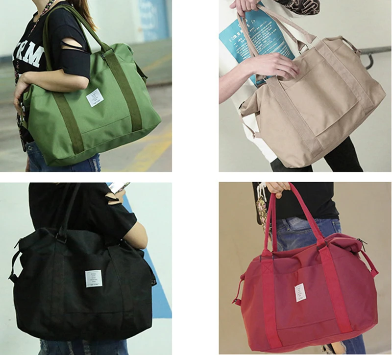 Новые модные большие дорожные сумки на плечо, портативная большая дорожная сумка, органайзер для путешествий, сумка для выходных, водонепроницаемые сумки для сна, женская сумка-тоут