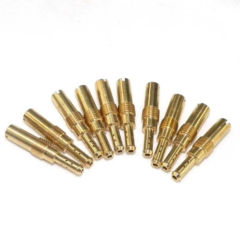 10X Pilot jet Slow Jet для мотоцикла GY6 карбюратор PWK Keihin PE CVK FCR PWM PJ CBR CR N424 21 OKO 30 52 Форсунка