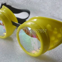 Желтые очки Калейдоскоп очки паровой панк Калейдоскоп очки