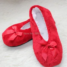 free shipping 2016 new women’s super-soft home indoor slippers, bow decoration floor slippers,Household slippers