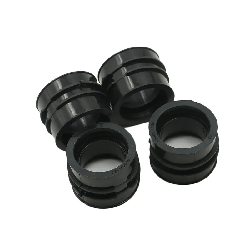 

4 piece Carburetor Interface Adapter Intake Manifold Adaptor boots set For Kawasaki GPZ 1000 GPZ1000 RX Ninja ZXT00A 1986 - 1987