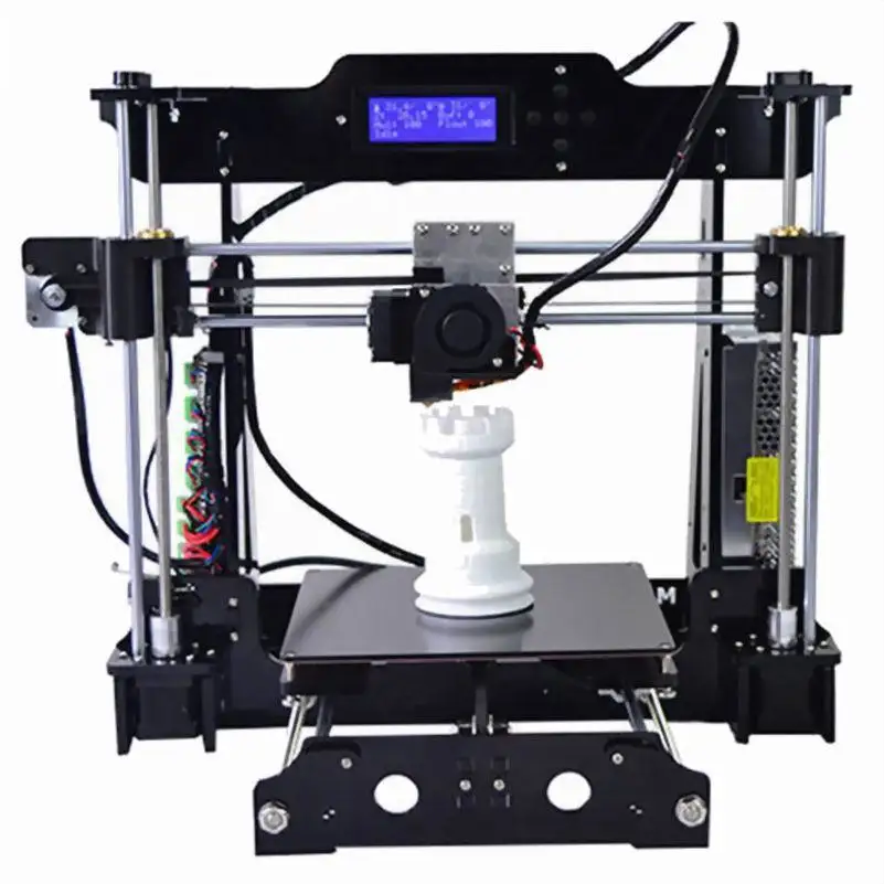 New Upgrade 3d printer DIY Kit Reprap Prusa i3 The 8th Genaration P802 3d printer 8GB SDcard Free Shipping