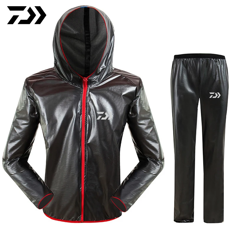 

Daiwa Summer Waterproof Fishing Suit Unisex Daiwa Clothing Outdoor Sun Protection Breathable Jacket and Pants Set Fishing Jersey